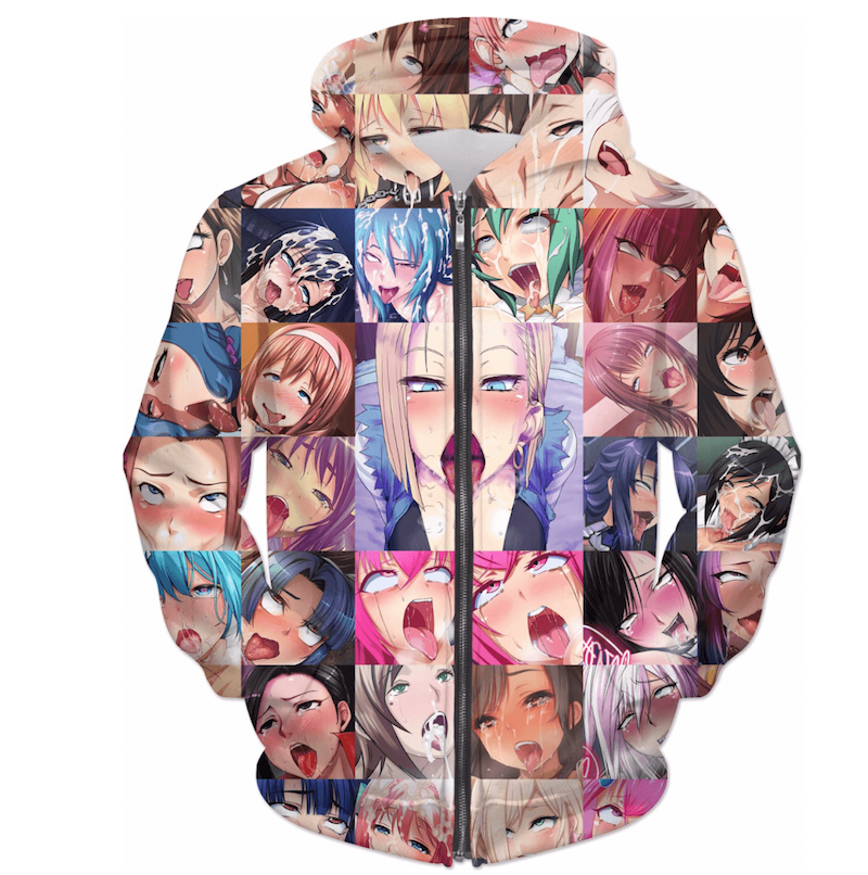 The Trend Of The Ahegao Hoodie. A hoodie or sweatshirt with weird manga… |  by Champion Hoodie | ChampionHoodie | Medium