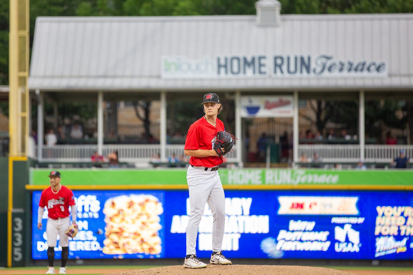 Dylan MacLean leads all Frisco starting pitchers with 38.1 innings pitched across eight starts