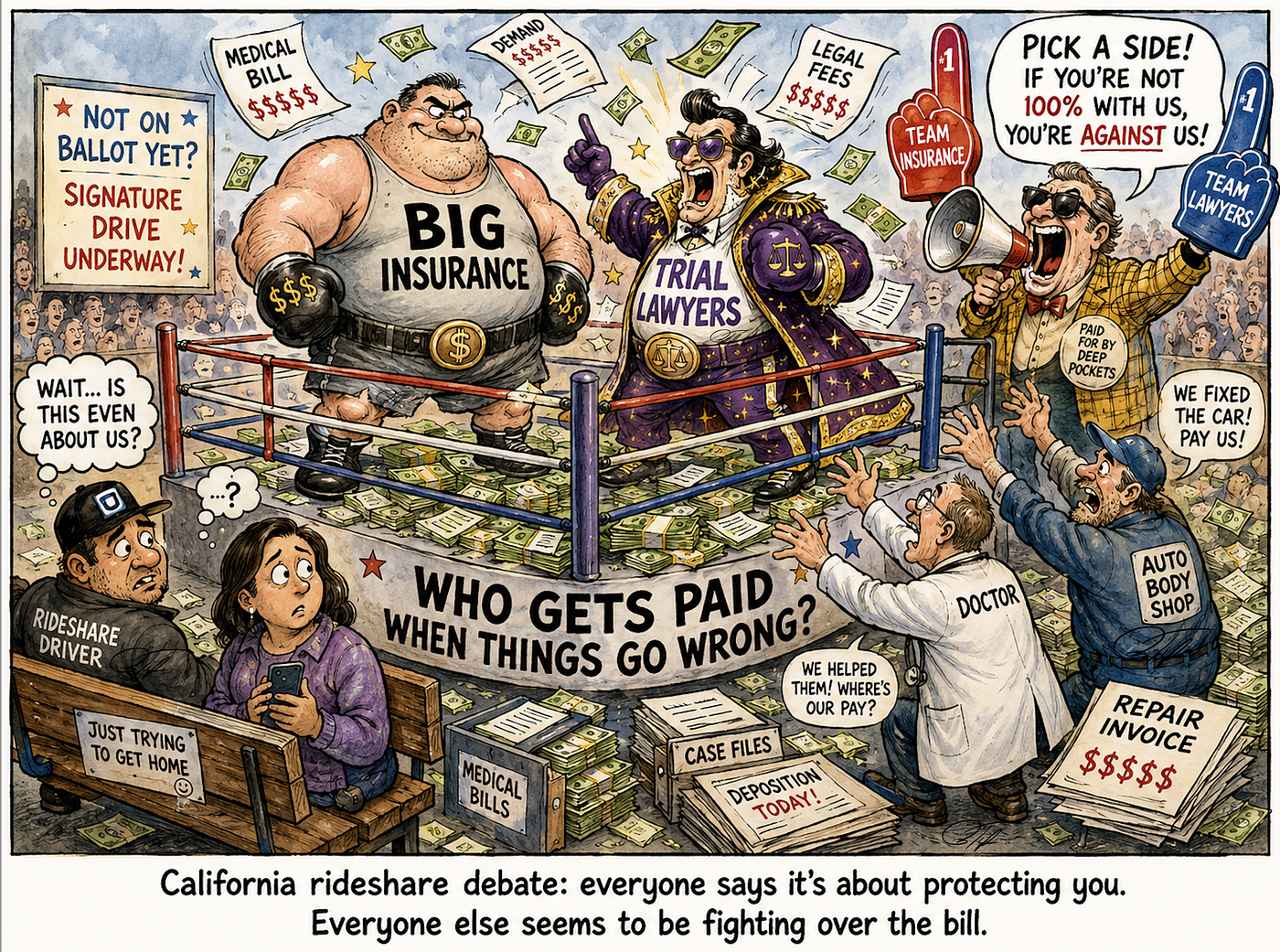 The Uber Fight Is Not What the Ads Make It Sound Like