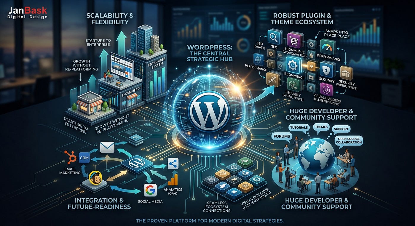 Why WordPress Website Design Still Dominates Modern Web Strategy