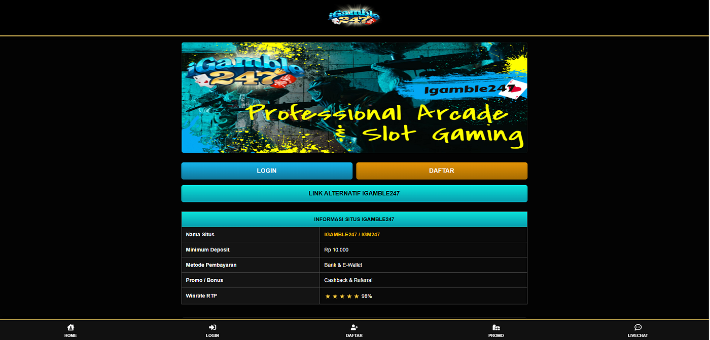 Igamble247 | IGM247 Bandar Taruhan Live Casino &amp; Slot Online Asia