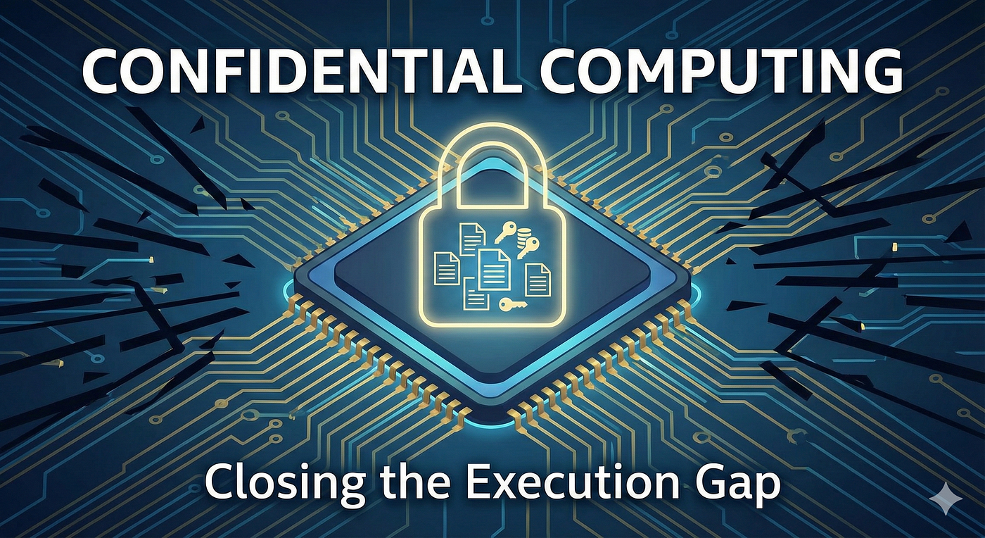 How a secure hardware enclave protects data and keys during processing to close the execution gap