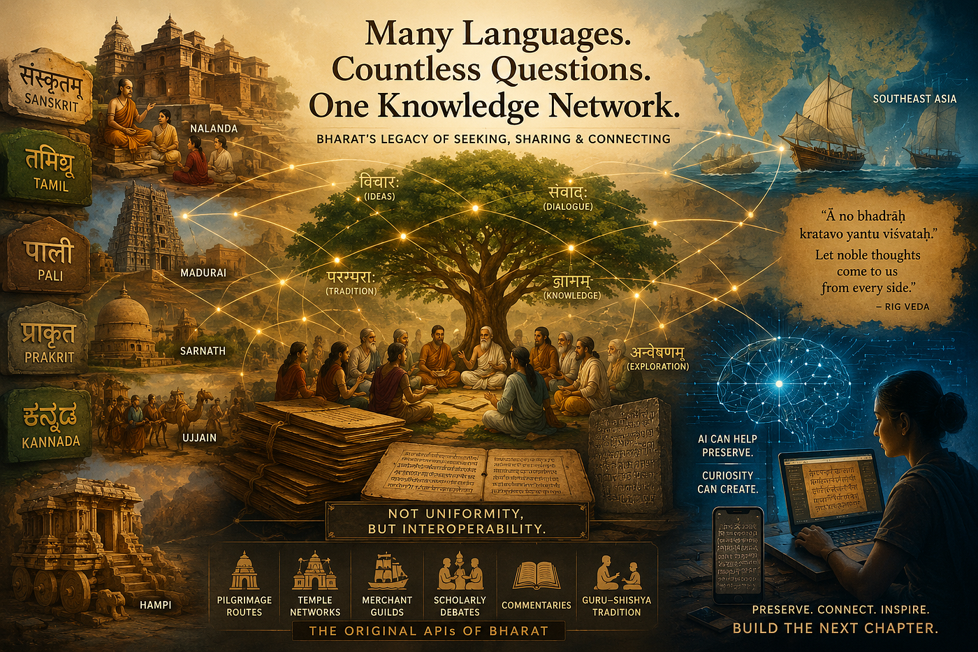 Bharat Was Never One Language. It Was One Knowledge Network.