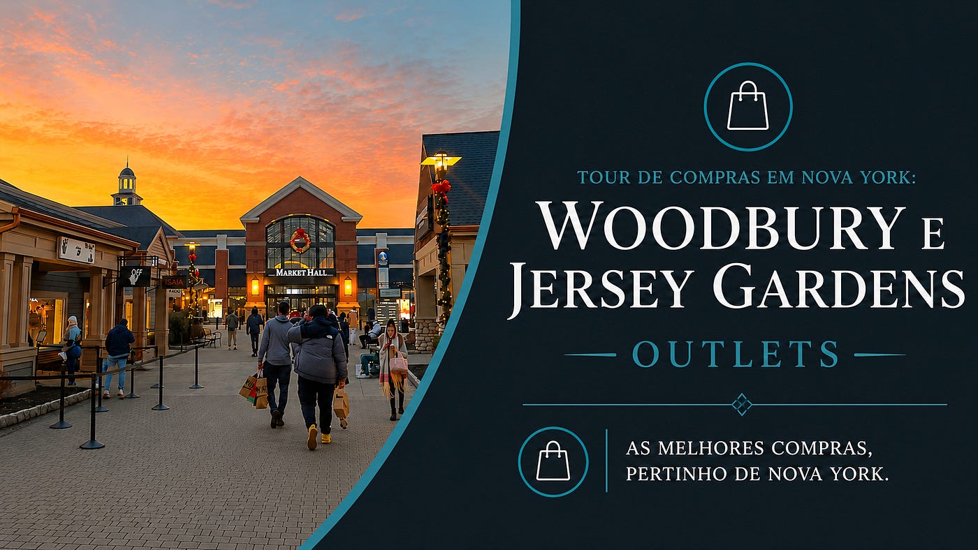 Tour de compras em Nova York: conheça os outlets Woodbury Common Premium Outlets e The Mills at…