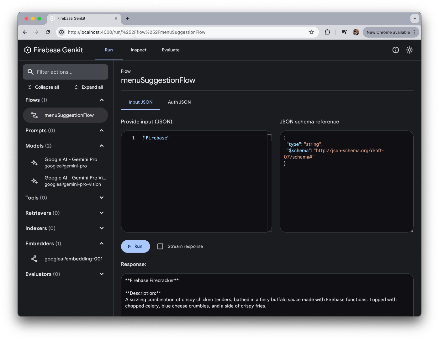 Implementing Function Calling using Genkit