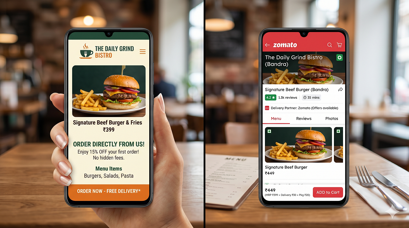 You’ve Got Zomato and Swiggy. So, Why Do You Still Need Your Own Website?