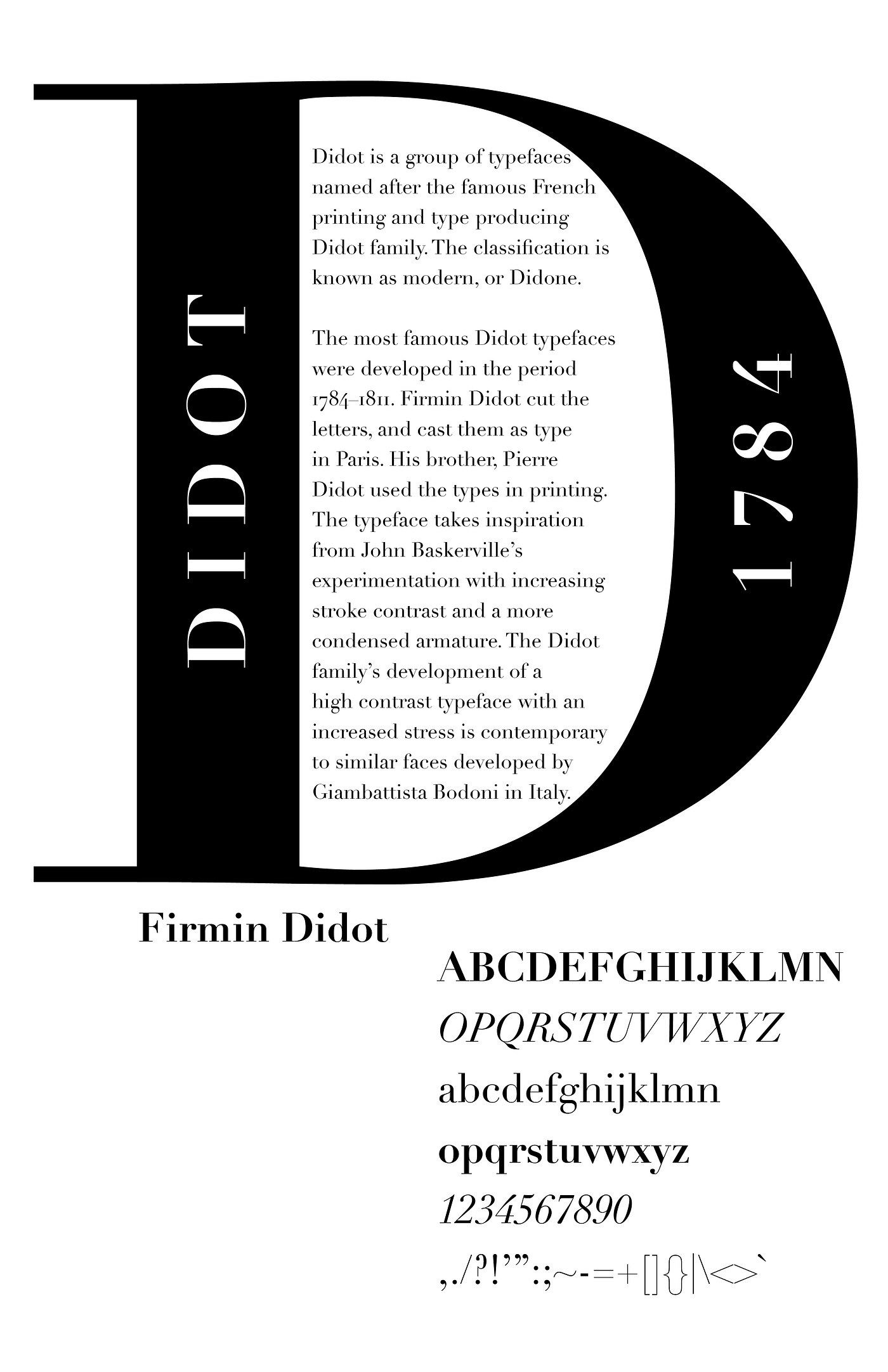 CDF Assignment 3 — Type Specimen Poster | by Laura Ding | Medium