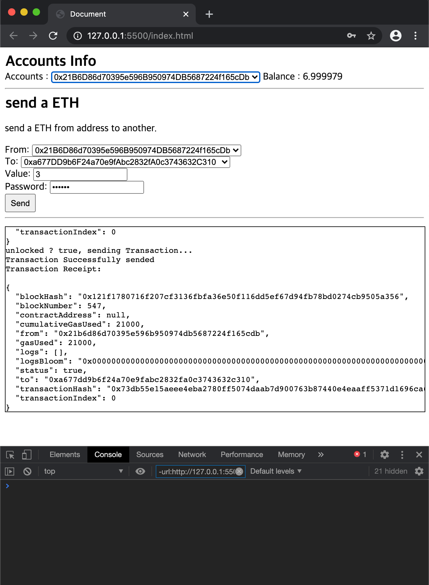 이더리움 Dapp 만들기 1 — Wallet. 계정을 조회하고 다른 계정으로 이더를 보내는 지갑을 생성해보겠습니다… | by  AdoreJE | Medium
