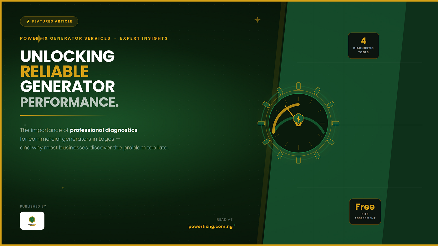 Unlocking the Power of Reliable Generators: The Importance of Professional Diagnostics