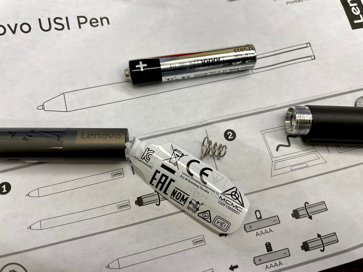 Lenovo USI Pen sloppy design & low quality - OgasaWalrus - Medium