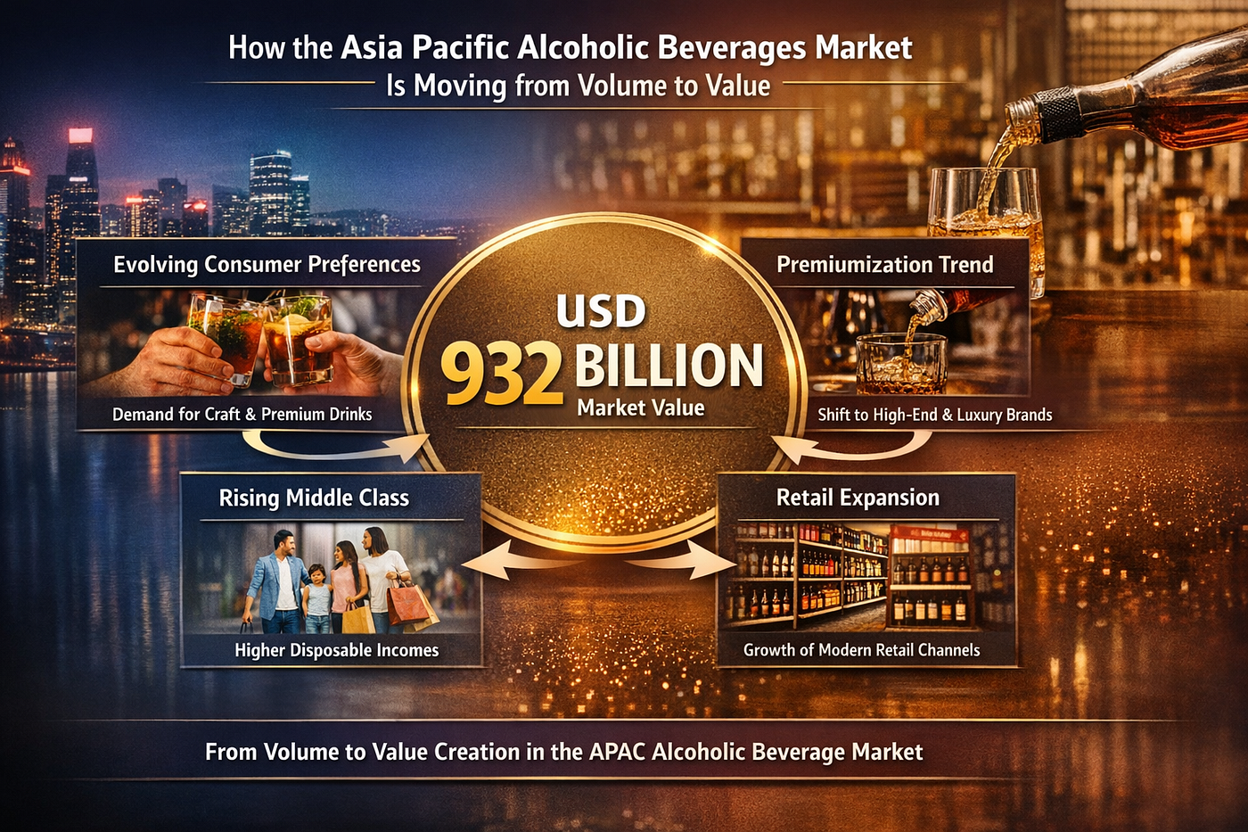 How the Asia Pacific Alcoholic Beverages Market Is Moving from Volume to Value