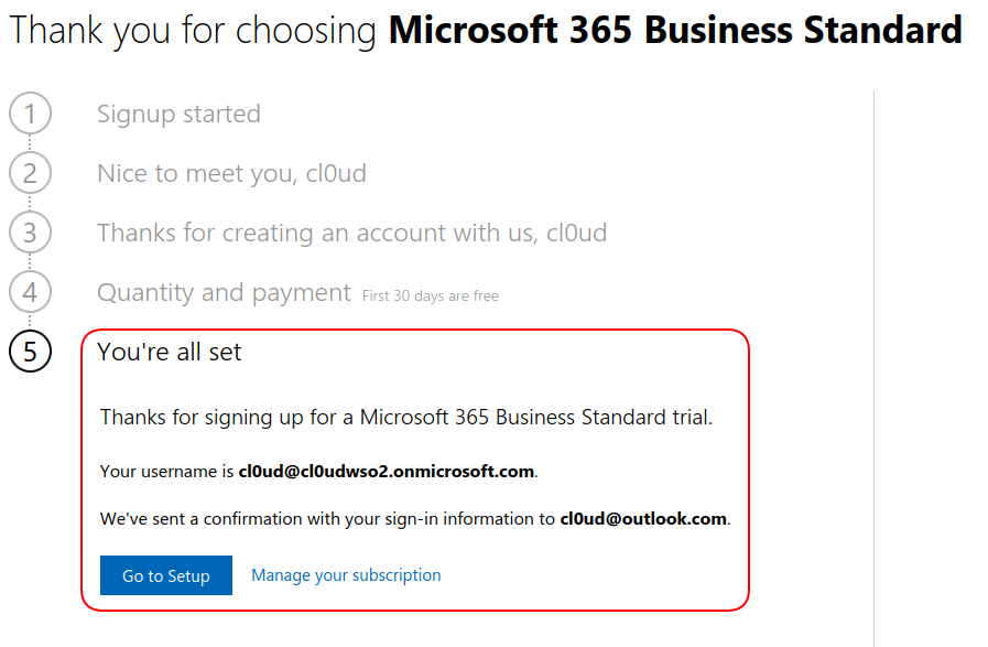 Set up email through Microsoft 365 (New domain) 