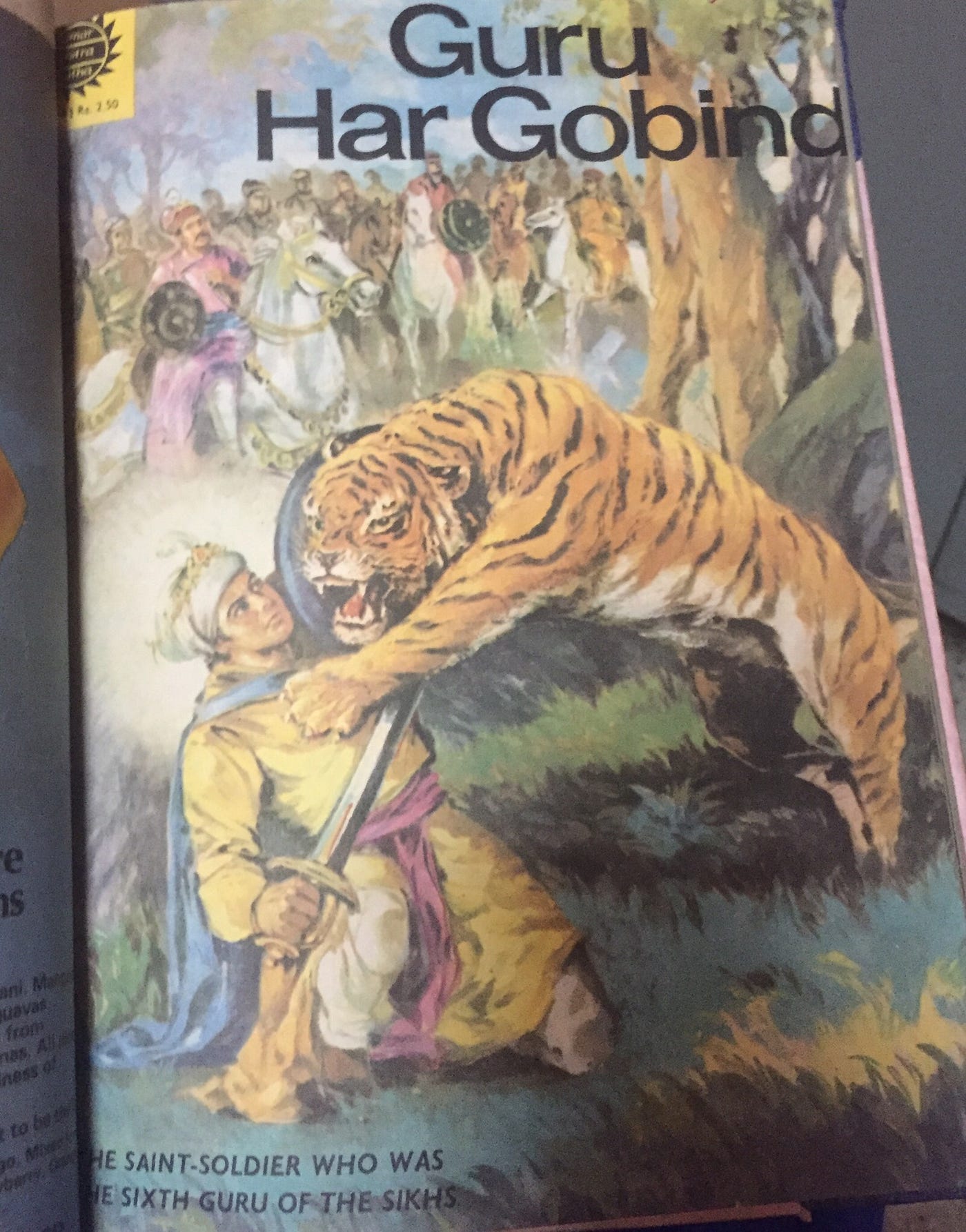 Author-owned copies of Sikh Guru ACK comics. Linked to currently available copies below.
