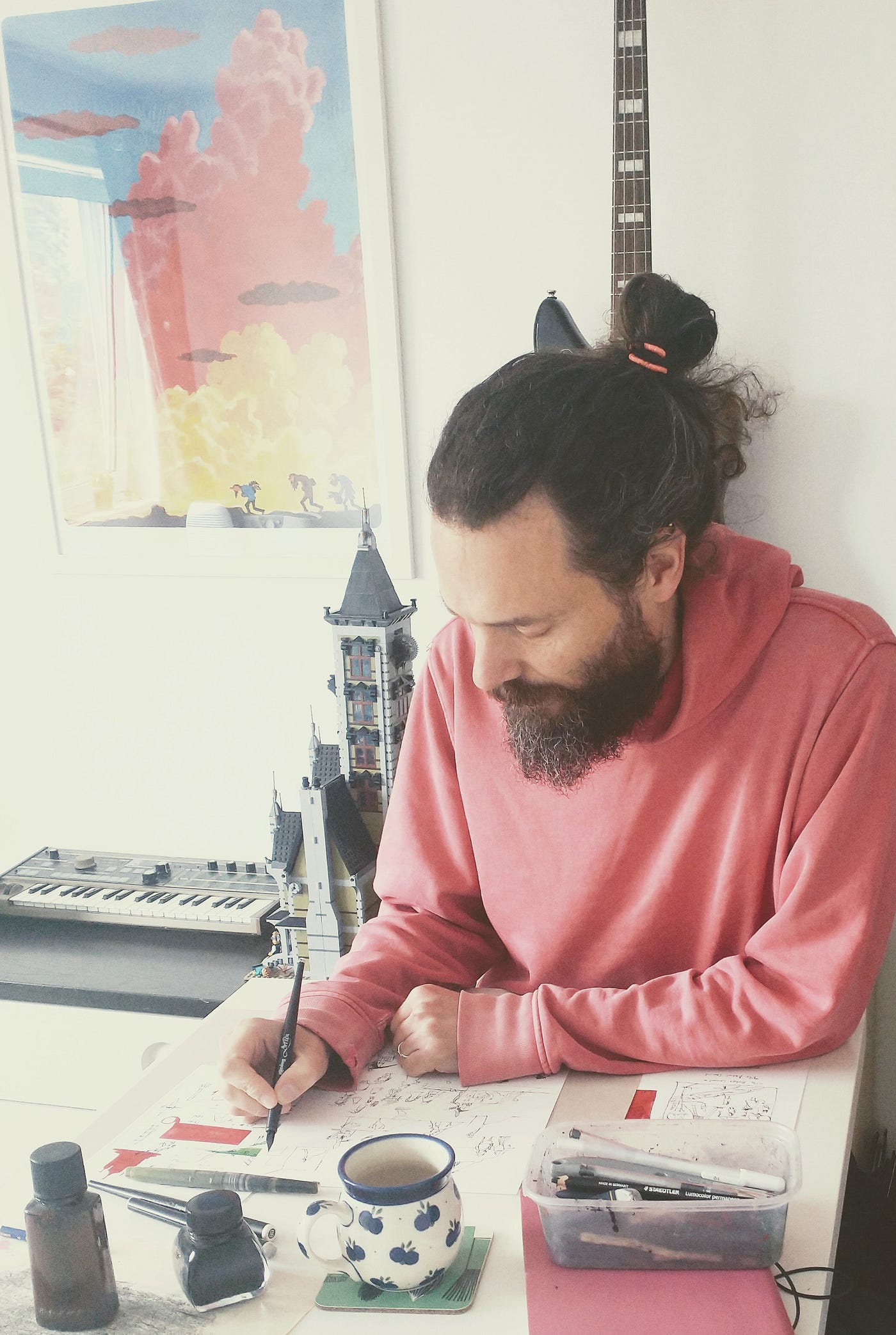 Thom Cuschieri in his studio.