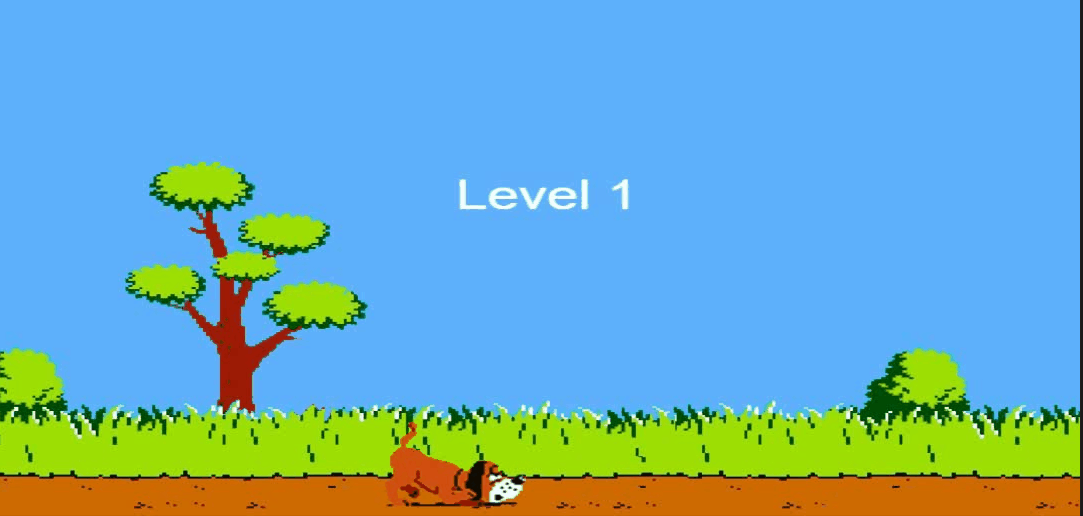 laughing dog duck hunt gif