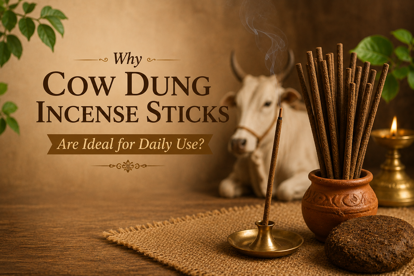 Why Cow Dung Incense Sticks Are Ideal for Daily Use?