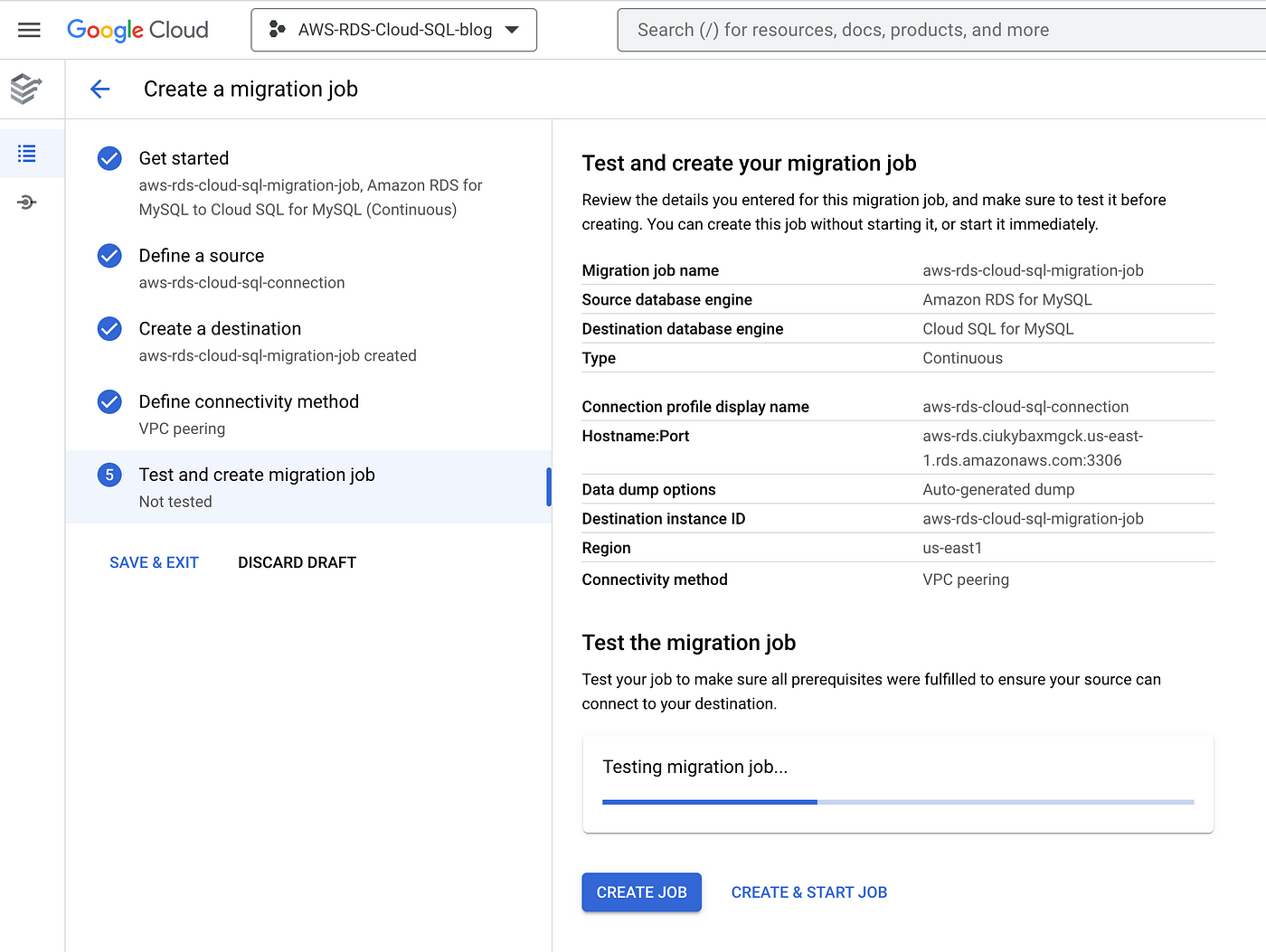 Gearing up OLX Autos' platform by migrating from GCP to AWS using AWS DMS