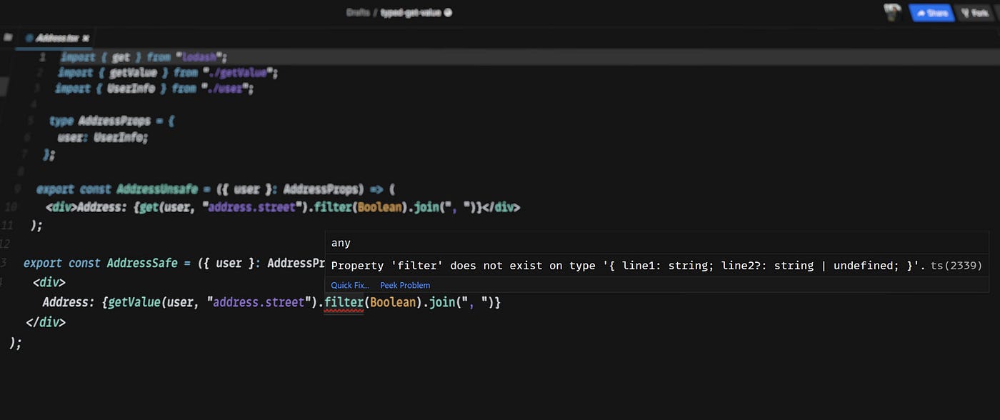 Advanced TypeScript: reinventing lodash.get | by Aleksei Tsikov | ITNEXT