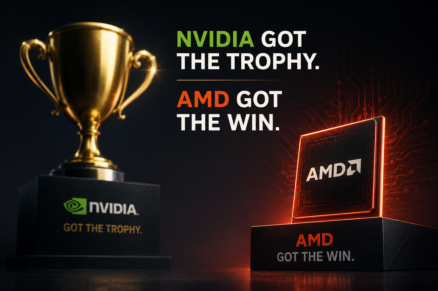 Nvidia got the trophy; AMD shows strong financial performance with 35% revenue growth forecast