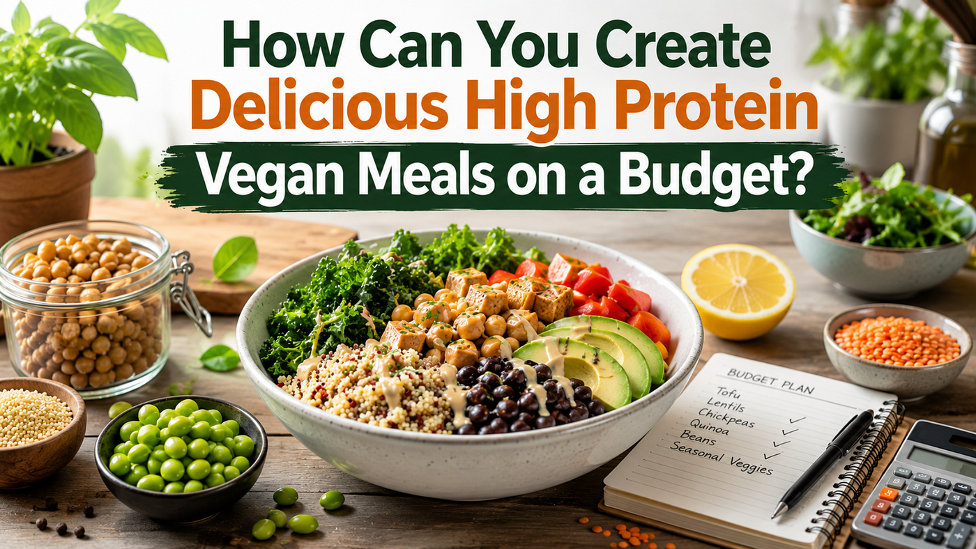 How Can You Create Delicious High Protein Vegan Meals on a Budget?