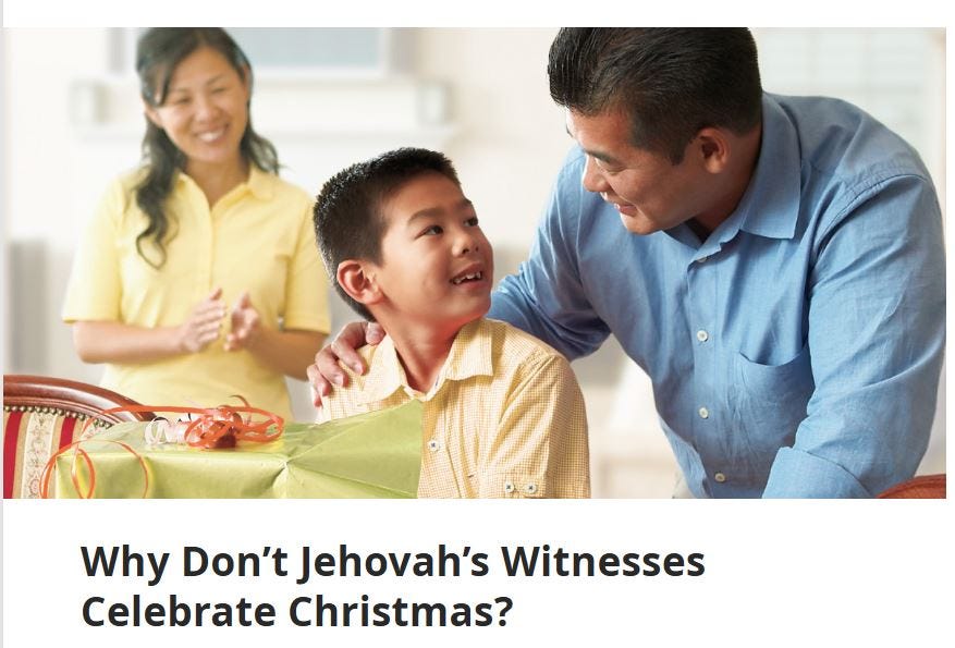Jehovah S Witness Christmas