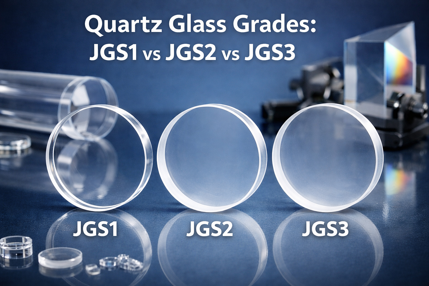 Fused Silica Purity Grades: JGS1, JGS2, JGS3 Explained (Essential Guide)