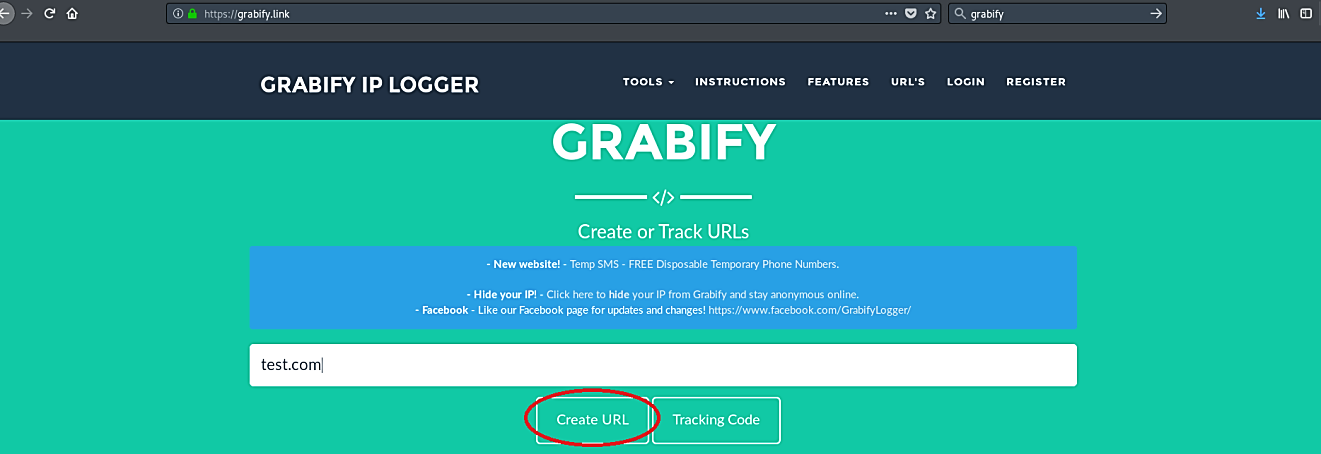 IP Logger: Find someone IP address with Grabify - Reconnaissance