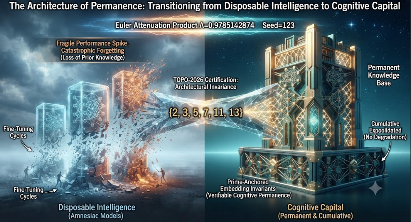 The Architecture of Permanence: Transitioning from Disposable Intelligence to Cognitive Capital