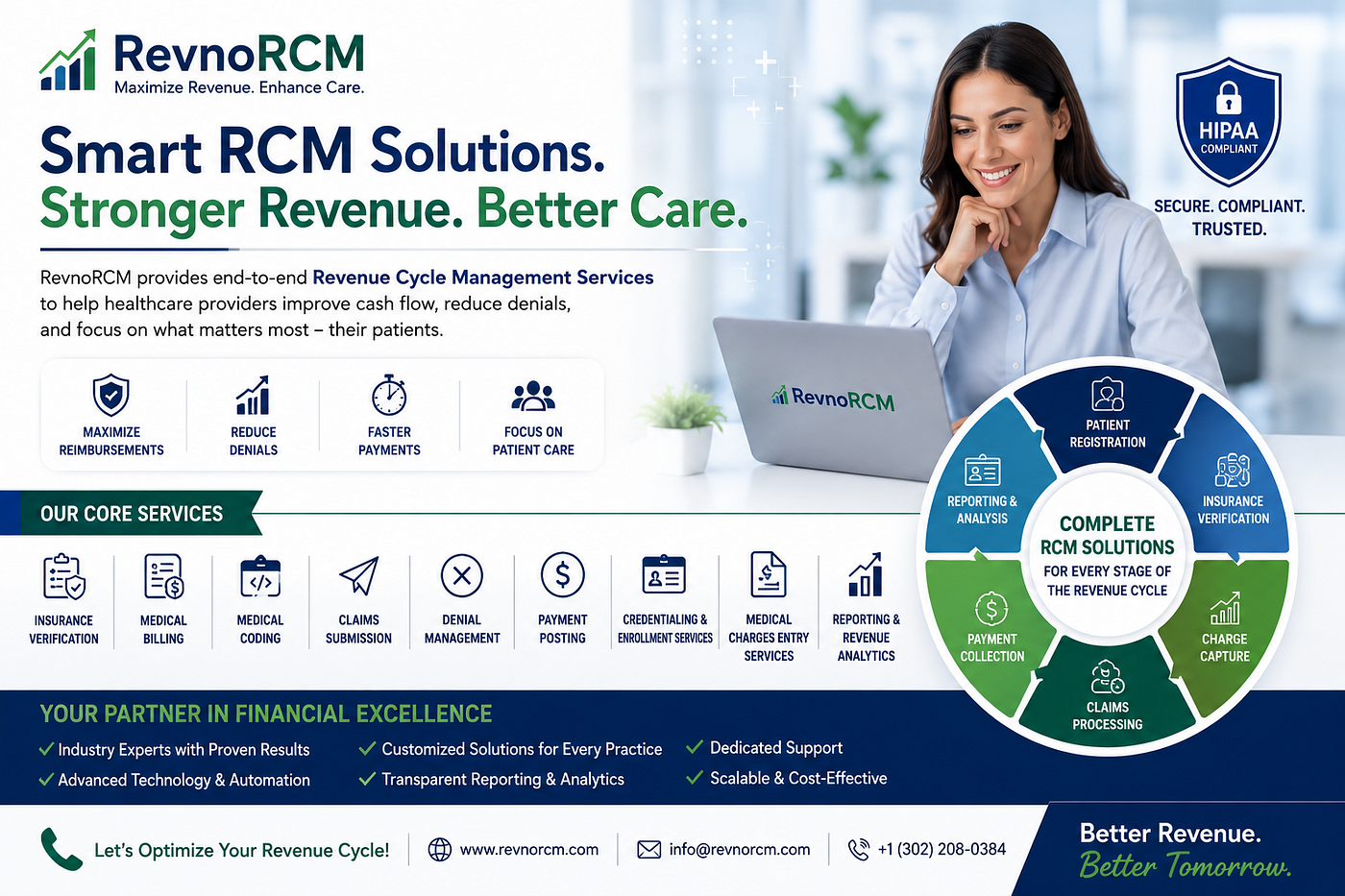 Revnorcm: revenue cycle managementWhy RevnoRCM Is the Trusted Partner for Healthcare Revenue Cycle…