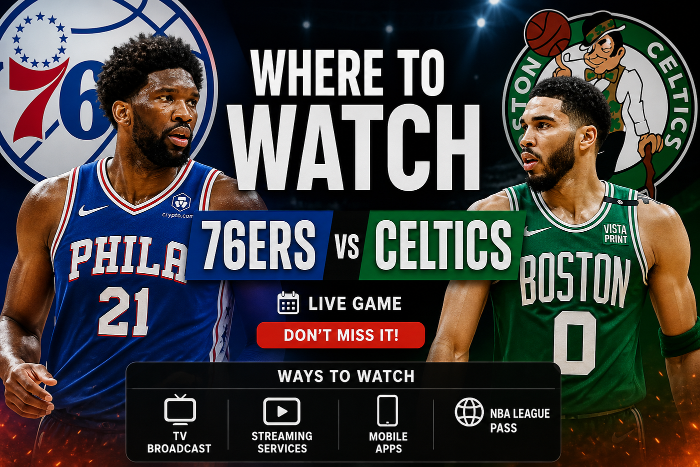 Where to Watch 76ers vs Celtics — The Game Everyone Is Searching For Right Now