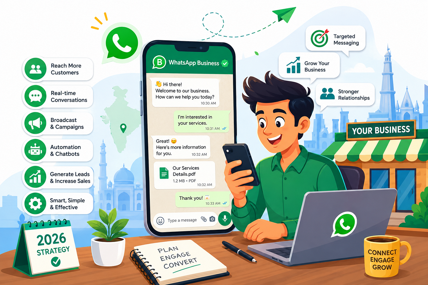 WhatsApp Marketing for Business in India: The Complete 2026 Guide 📲💬