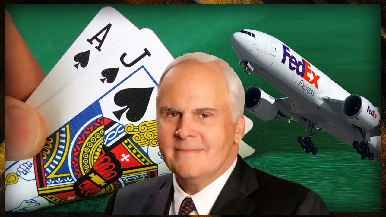 How Fred Smith rescued FedEx from bankruptcy by playing blackjack in Las  Vegas