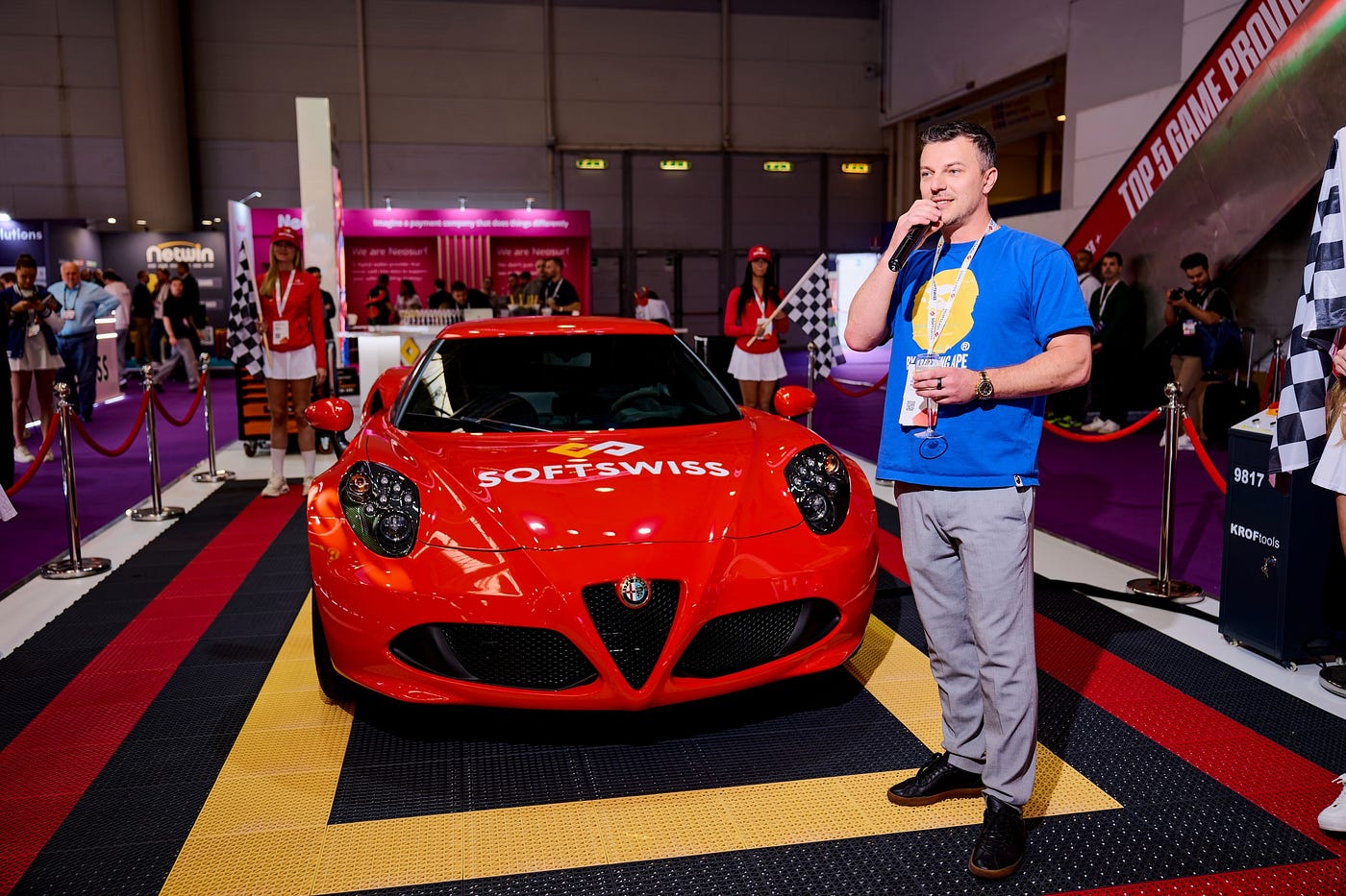 SOFTSWISS Hands Over Live-Built Alfa Romeo 4C at SiGMA Central Europe 2025