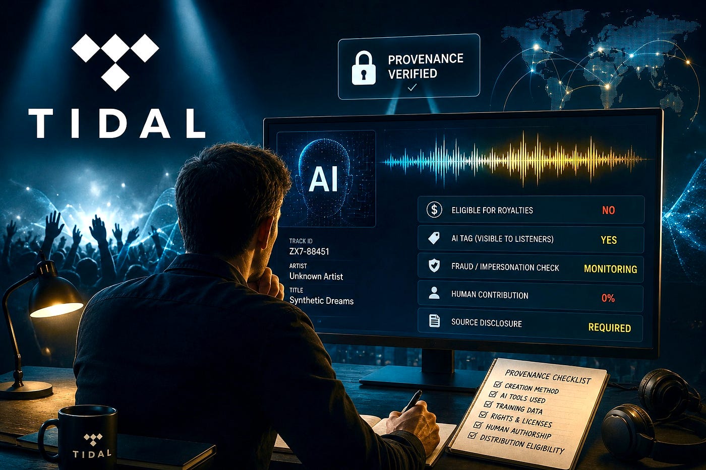 The New Gatekeepers: Why TIDAL’s AI Policy Signals the End of the Copyright Debate
