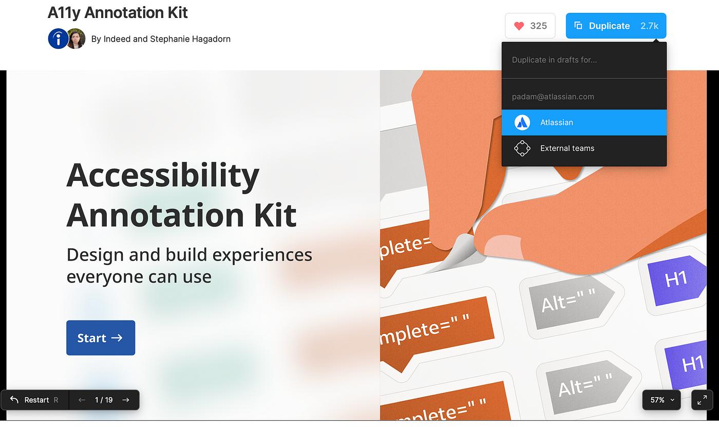 Create accessible designs using the Figma A11y Annotation kit, by Paul  Adam, Designing Atlassian