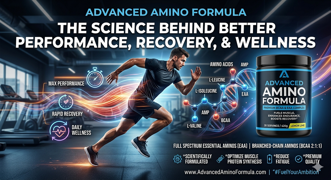 💪 Advanced Amino Formula Supplements: The Science Behind Better Performance, Recovery, and…