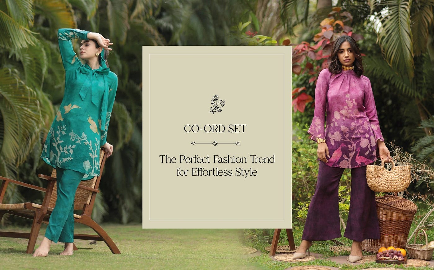 Co-ord Set: Elevating Your Style with Effortless Fashion, by Ekana Label -  Indian Ethnic Wear for Women
