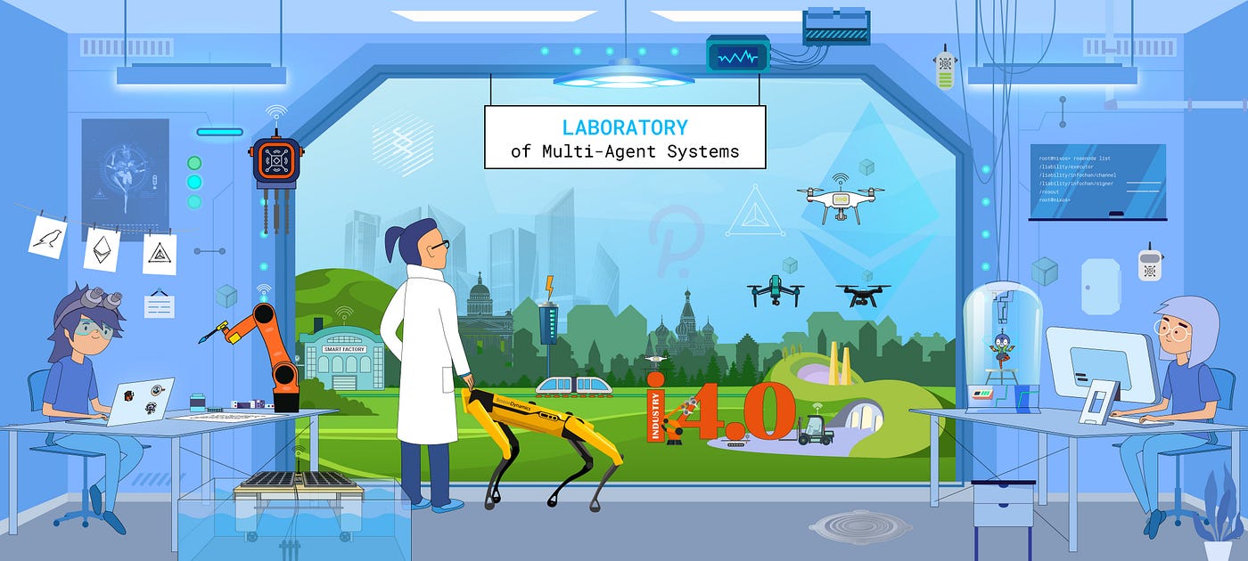 Open projects in laboratory of multi-agent systems in smart cities and Industry 4.0