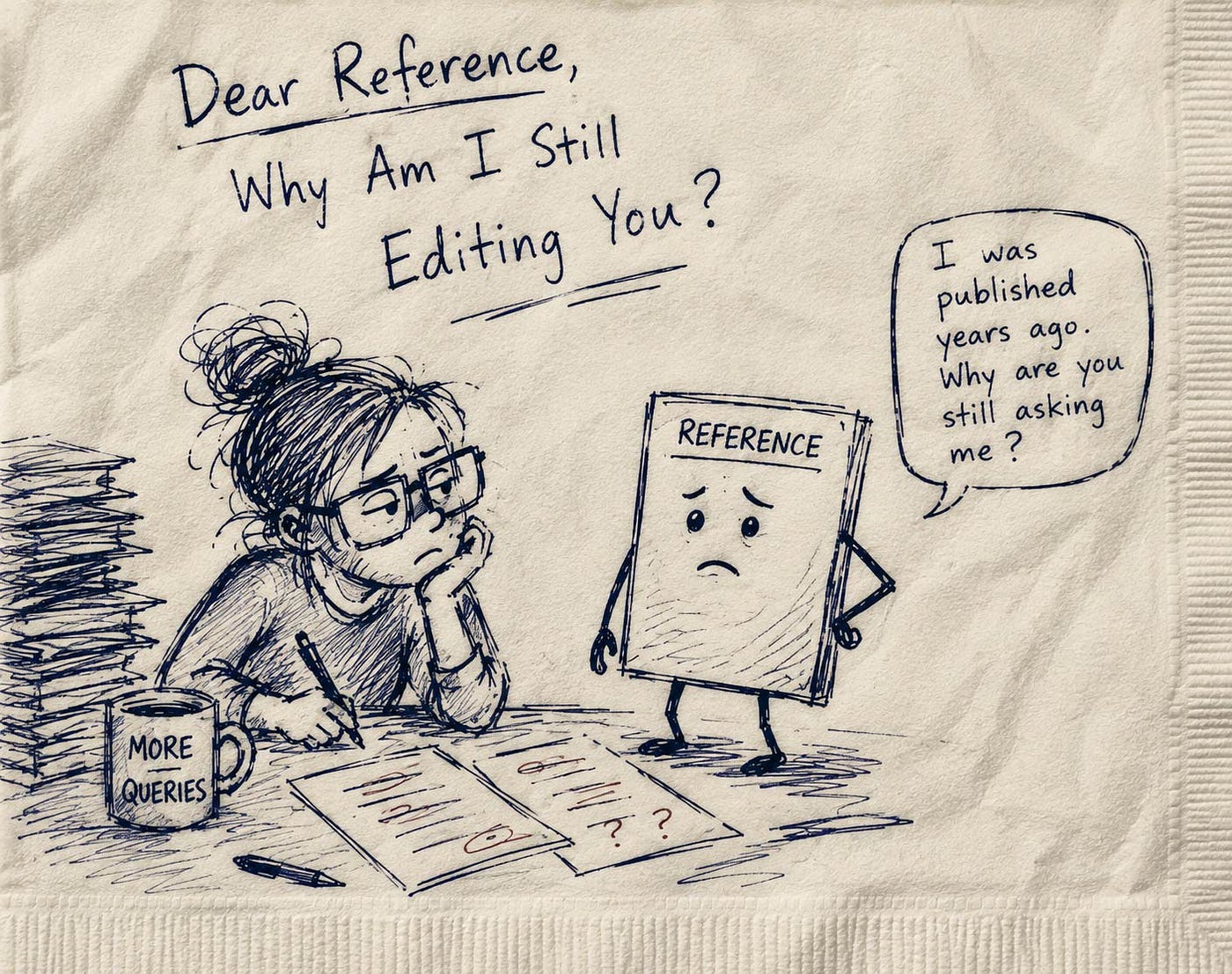 Dear Reference, Why Am I Still Editing You?