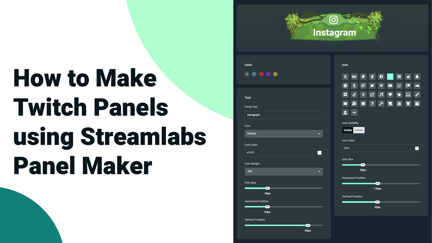 How to Make Twitch Panels using Streamlabs Panel Maker | by Ethan May |  Streamlabs Blog