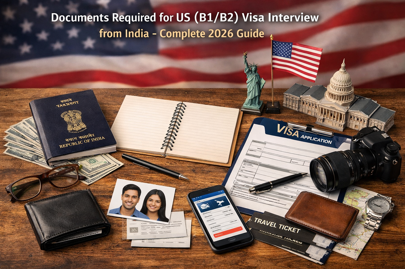 Documents Required for US (B1/B2) Visa Interview from India — Complete 2026 Guide