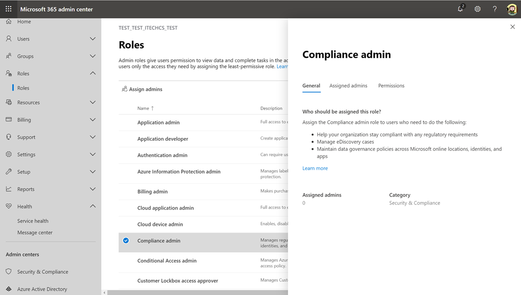 New Admin Roles section in the Office 365 Admin Center | by Juan Carlos  González | REgarding 365