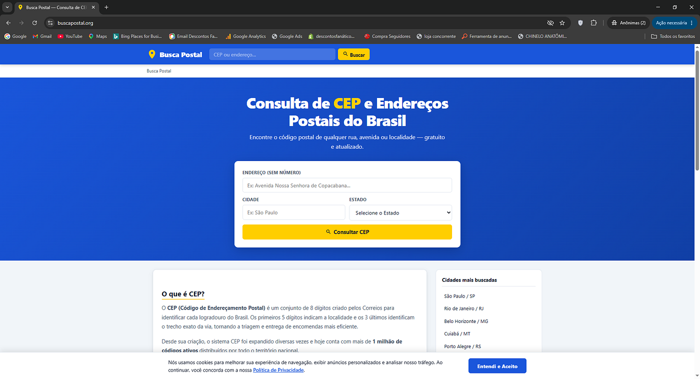 A Importância de Consultar CEPs Atualizados: Otimize Entregas e Cadastros no Brasil