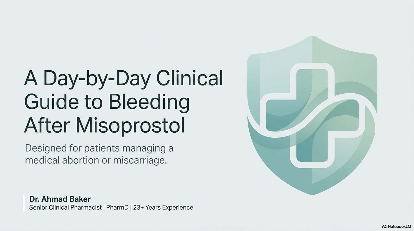 Understanding the Misoprostol Bleeding Timeline: A Day-by-Day Clinical Guide