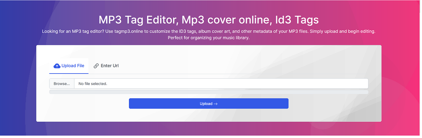 How Tag Mp3 Online Make Your Mp3 Meta Data change Fast | by Tech and News |  Medium