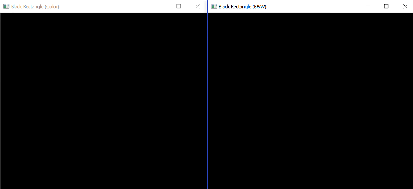 How To Draw Filled Rectangle In Opencv Python