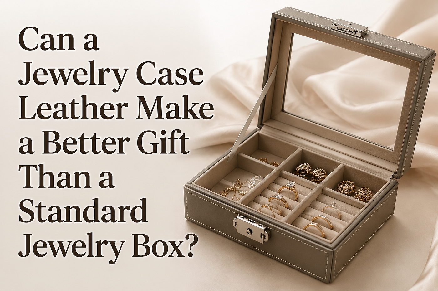 Can a Jewelry Case Leather Make a Better Gift Than a Standard Jewelry Box?