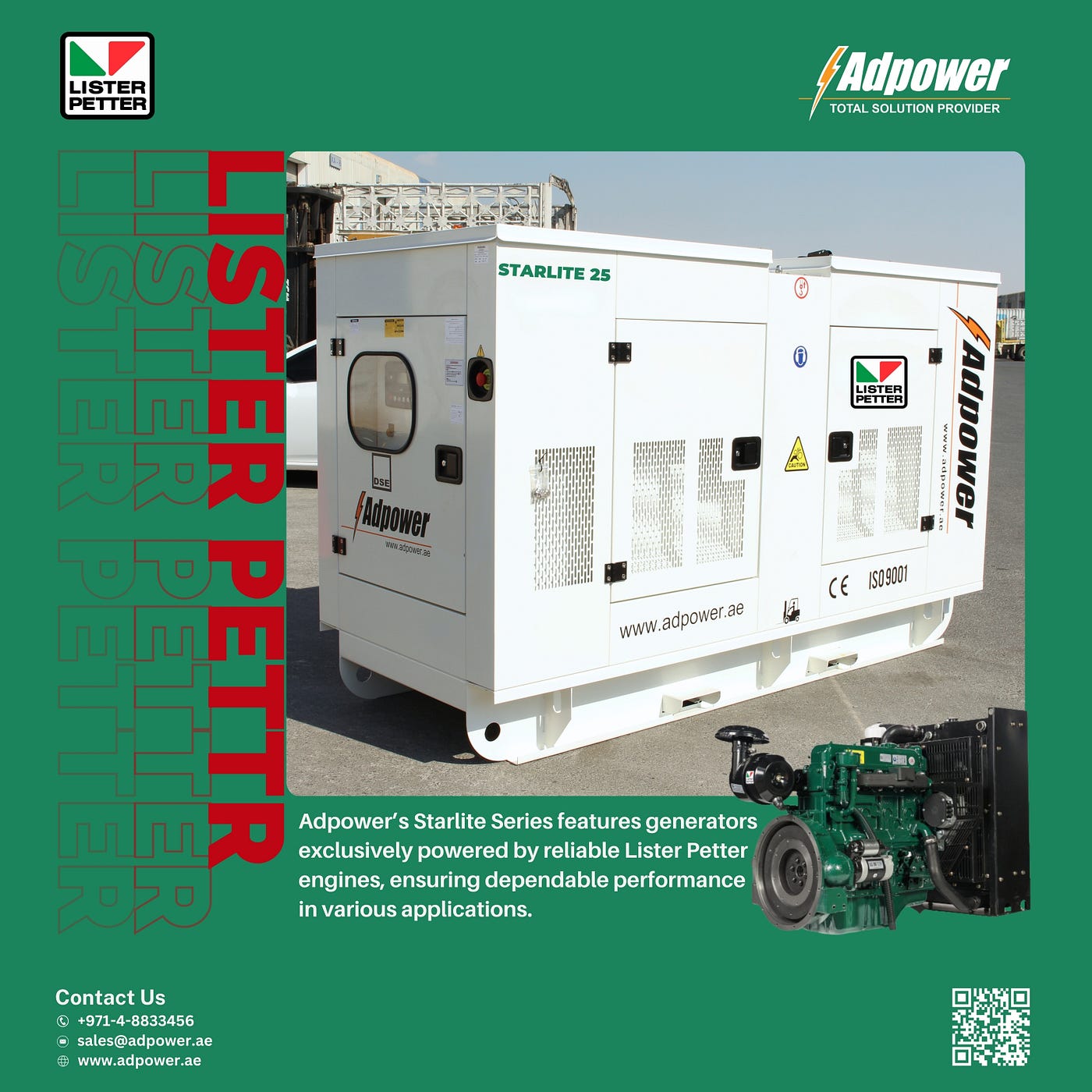 Lister Petter Diesel Generators: A Trusted Choice for Reliable Power Generation