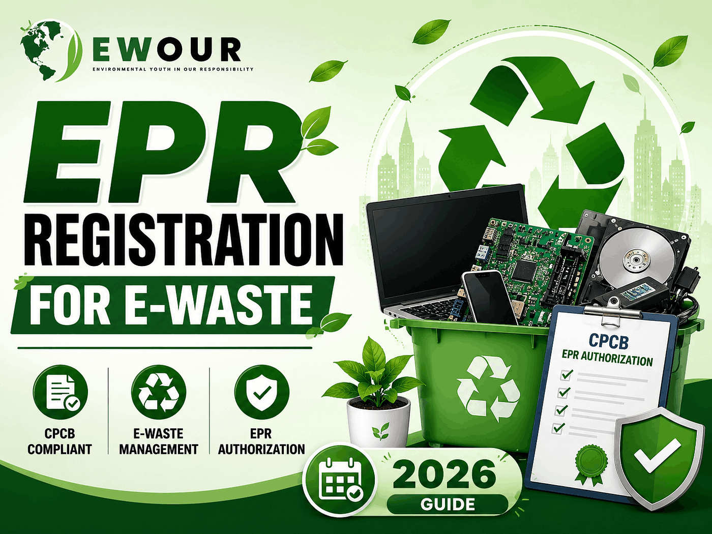 EPR Registration for E-Waste in India: Complete Step-by-Step Guide for Businesses (2026)