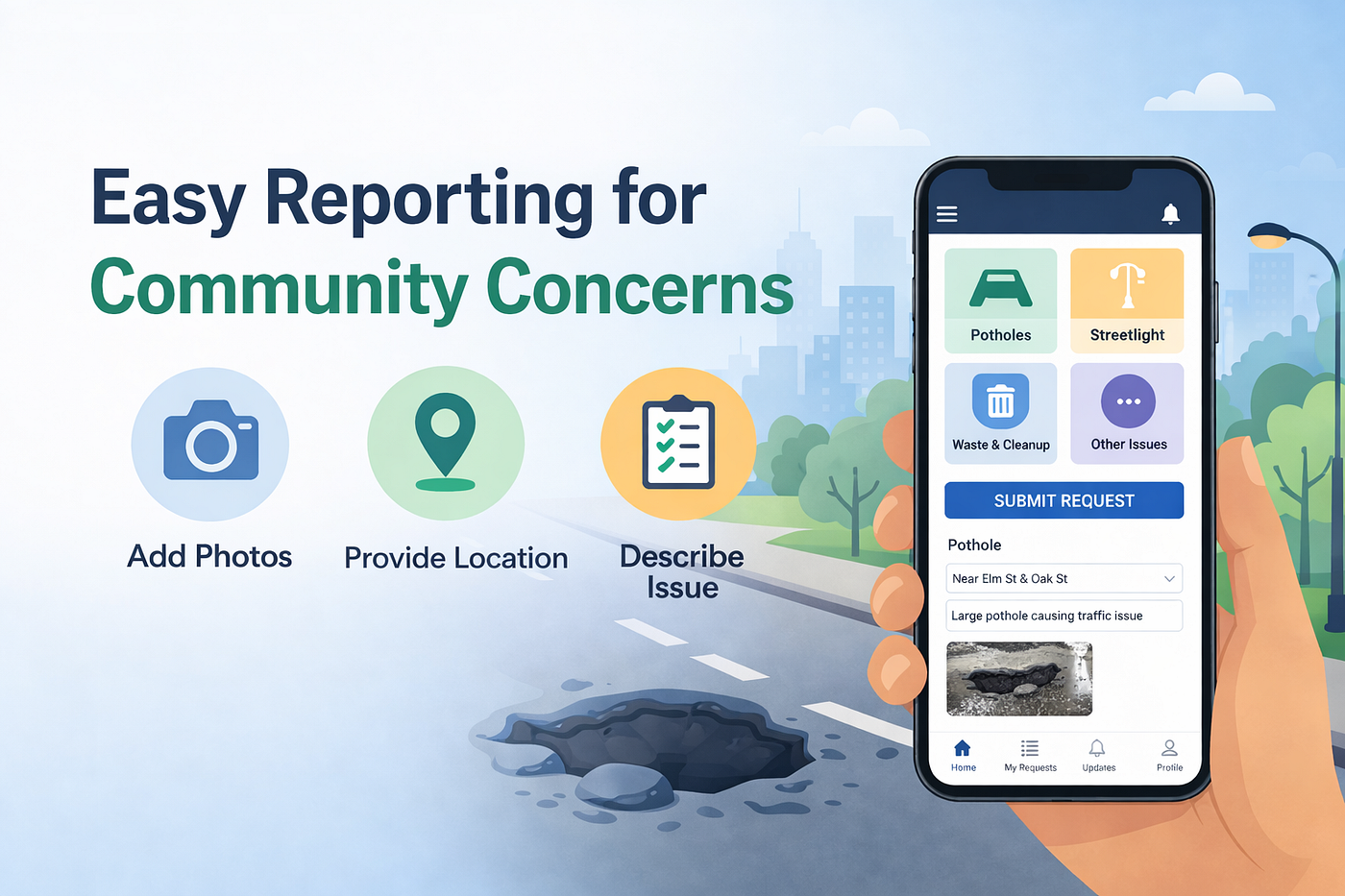 Mobile Platforms for Better City Service Request Management